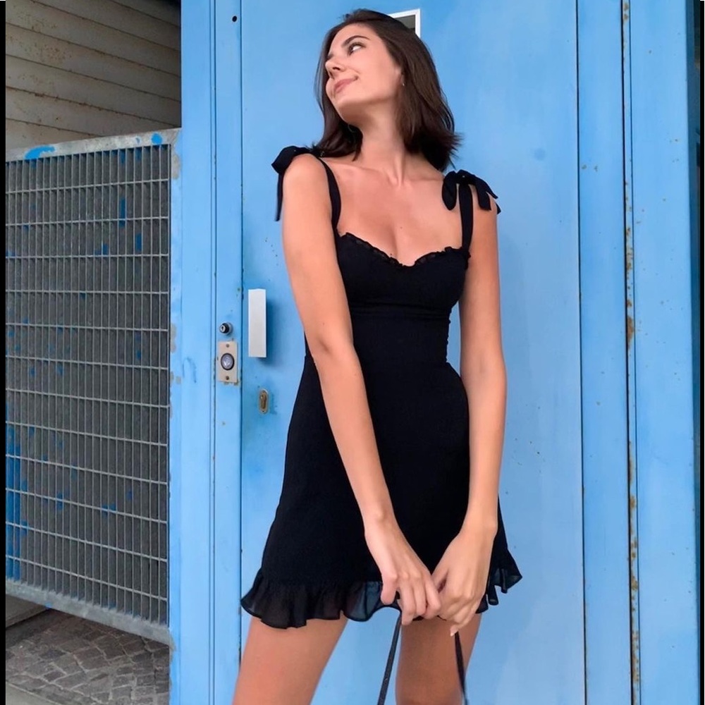 Reformation Christine Dress black